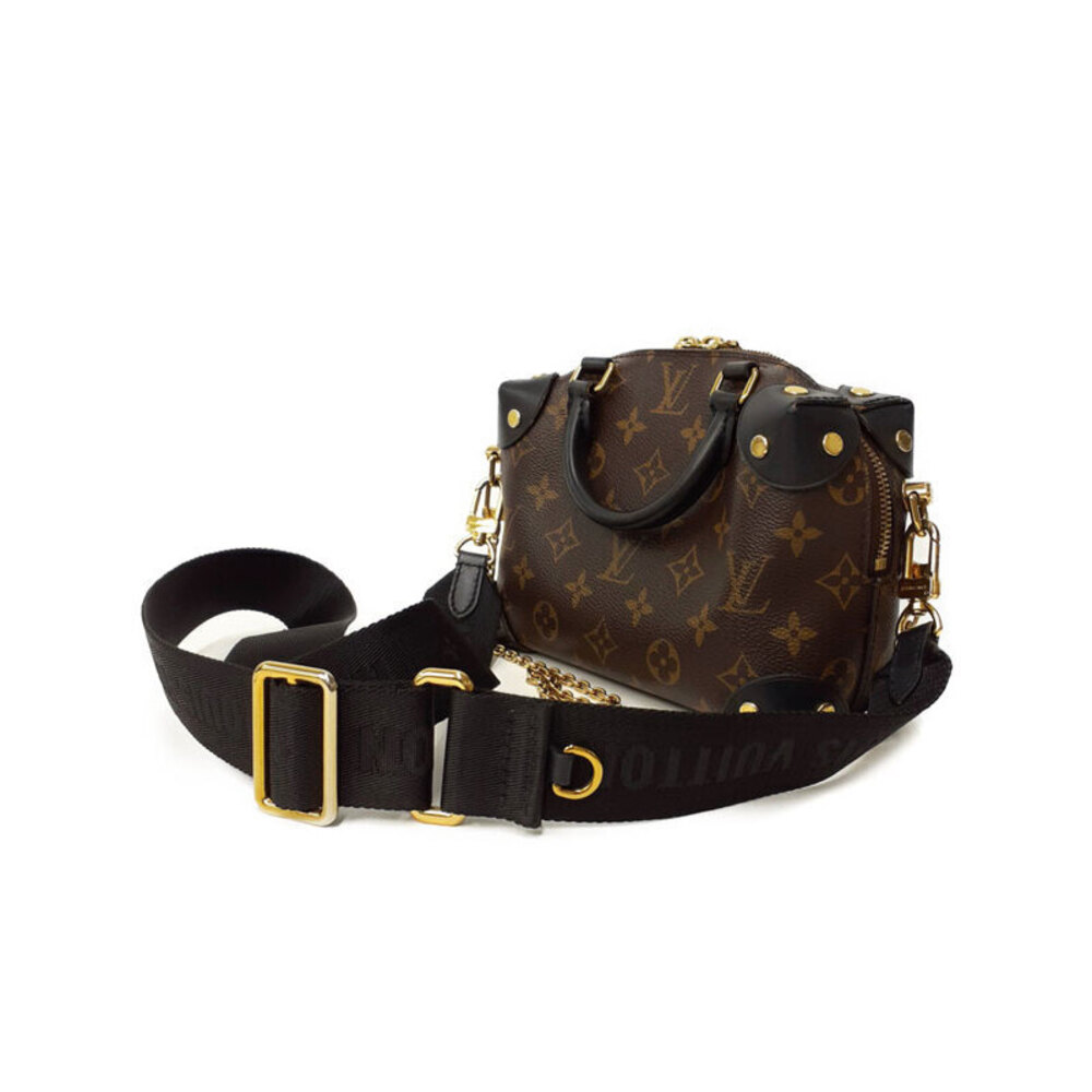 Louis Vuitton Leather Monogram Brown Bag Souple Malle
